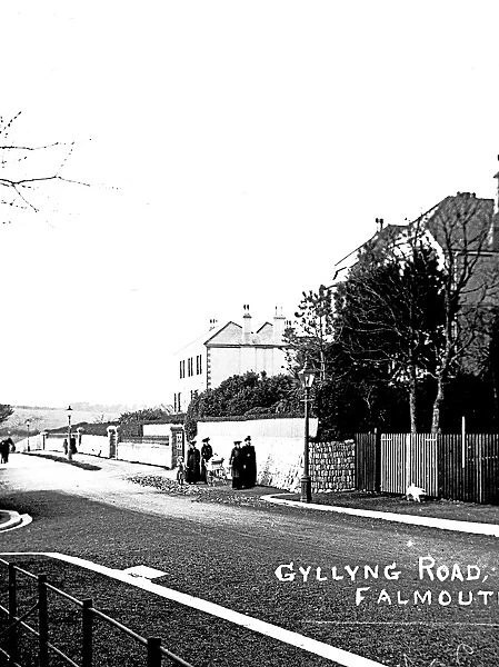 Gyllyng Road, Falmouth Cornwall. Early 1900s