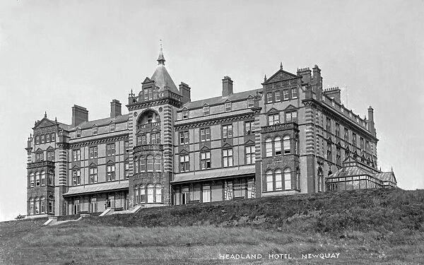 Headland Hotel, Newquay, Cornwall. Early 1900s