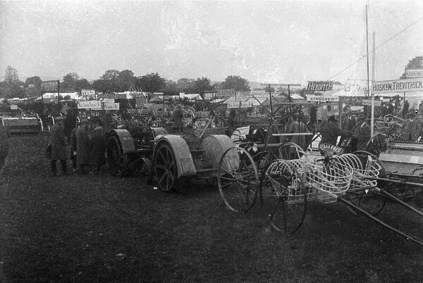 H.T.P. farm machinery stand, Royal Cornwall Show, Cornwall. 20th century