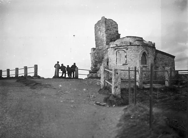 The Huers Hut, Newquay, Cornwall. Early 1900s