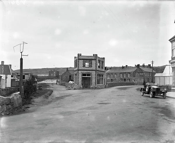 Junction of St Pirans Road and Beach Lane, Perranporth, Perranzabuloe, Cornwall. Around 1925