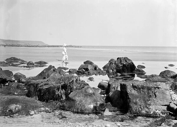 Kennack Beach, Grade, Cornwall. Probably 22nd June 1908