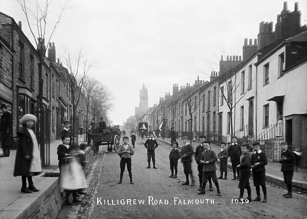 Killigrew Road, Falmouth, Cornwall. Early 1900s