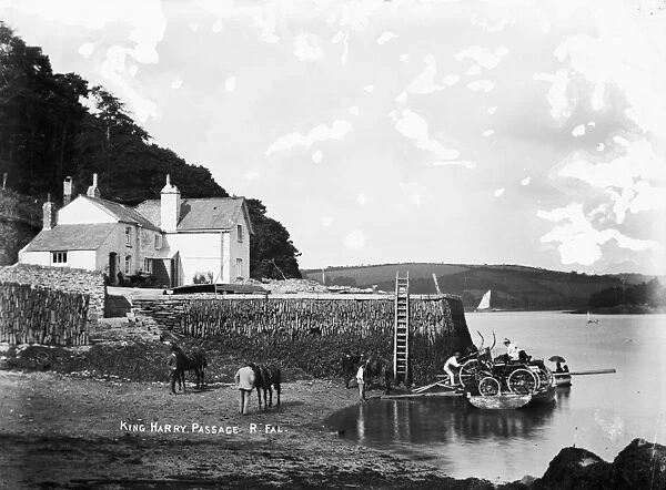 King Harry Passage, Feock, Cornwall. Before 1888
