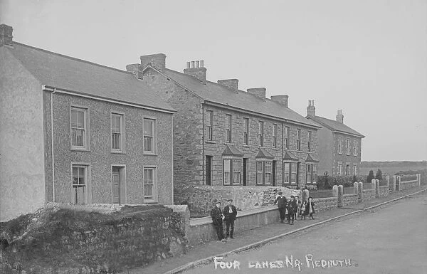 Four Lanes, Wendron, Cornwall. Early 1900s