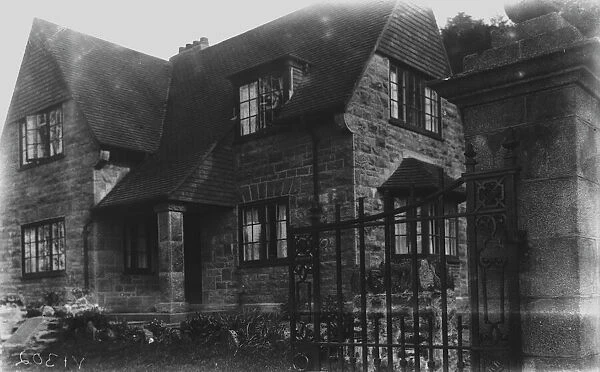 The Lodge, Carclew, Mylor, Cornwall. April 1928