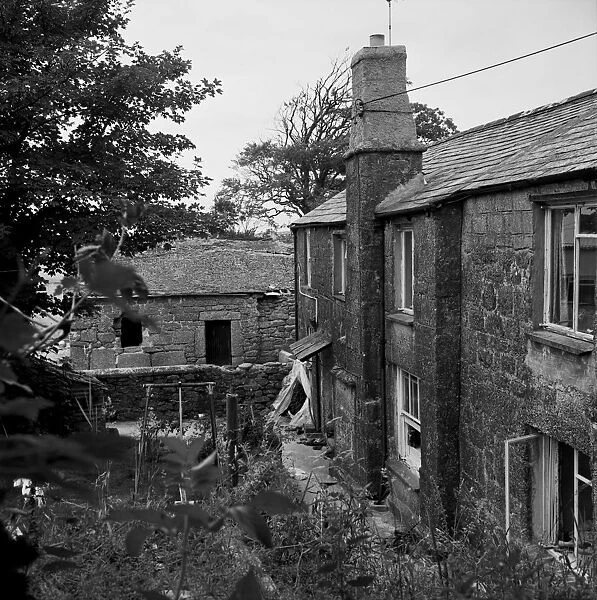 Lower Tregantle Farmhouse, Lanlivery, Cornwall. 1979
