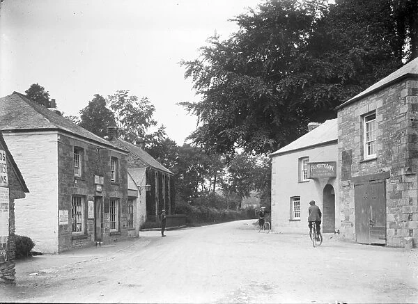 Main Road, Ladock, Cornwall. Around 1917