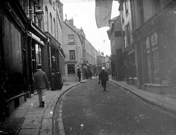 Market Street, Falmouth, Cornwall. Around 1910