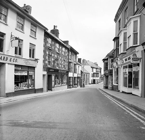 Market Street, Penryn, Cornwall. 1973