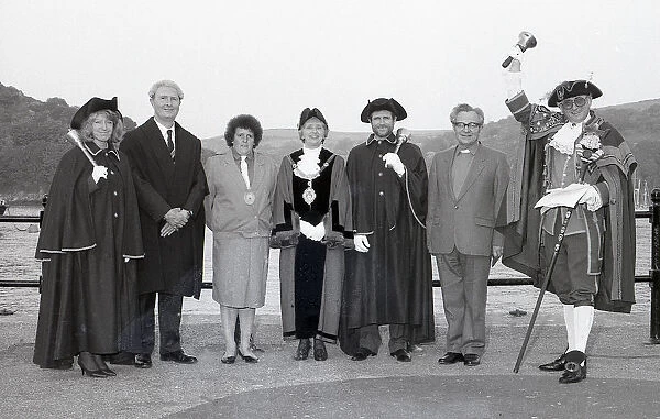 Mayor Making, Fowey, Cornwall. May 1991