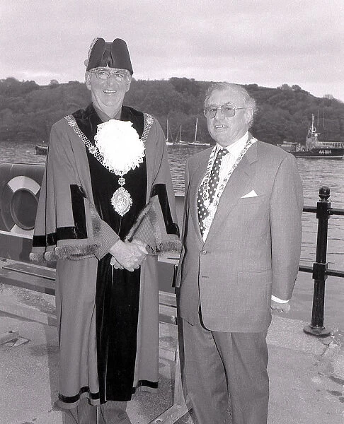 Mayor Making, Fowey, Cornwall. May 1995