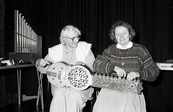Medieval Music, Lostwithiel, Cornwall. February 1990