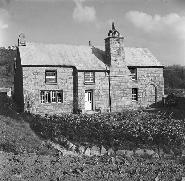 Meledor Farmhouse, St Stephen in Brannel, Cornwall. 1962