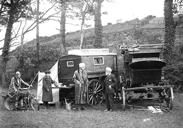 Miss Treseders caravan, Cornwall. 1920s