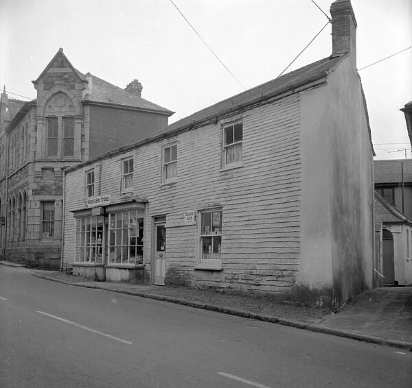 Mounts Bay Stores, The Square, Marazion, Cornwall. 1969