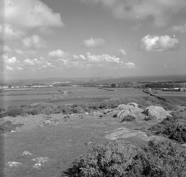 Mounts Bay from Trengwainton, Madron, Cornwall. 1969