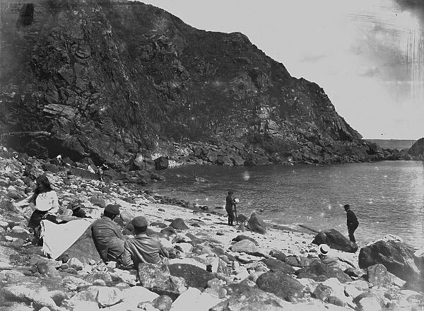 Mullion Cove (Porth Mellin), Mullion, Cornwall. Around 1900