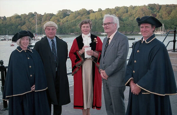 New Mayor, Fowey, Cornwall. May 1997