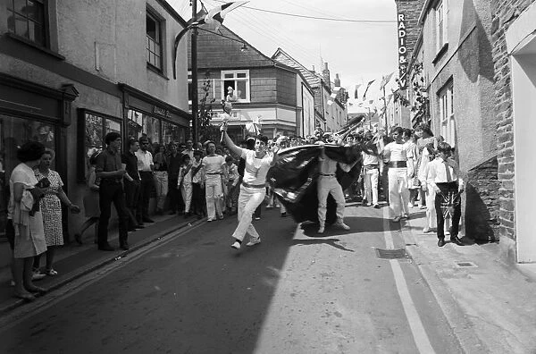 The Obby Oss, Duke Street, Padstow, Cornwall. 1966