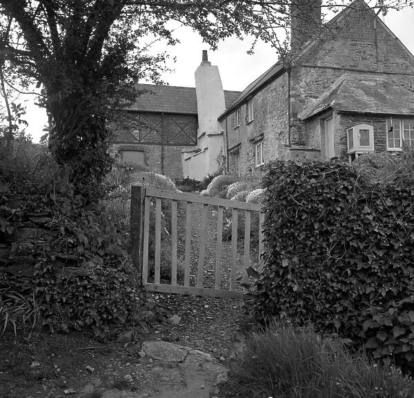 Old house in St John, Cornwall. 1962
