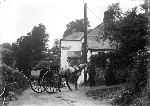 The Old Post Office, Helford, Cornwall. Early 1900s