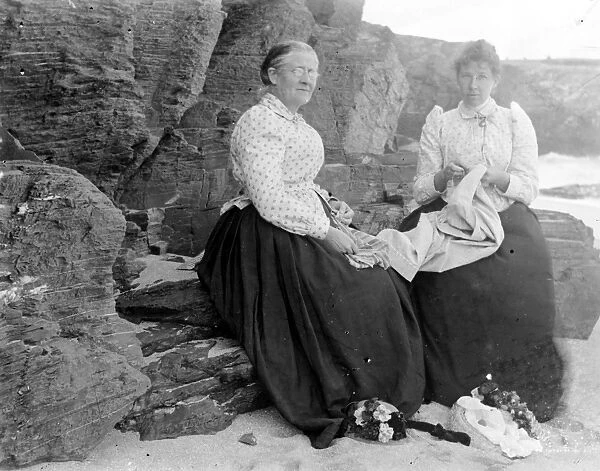 Padstow area or St Merryn, Cornwall. Early 1900s