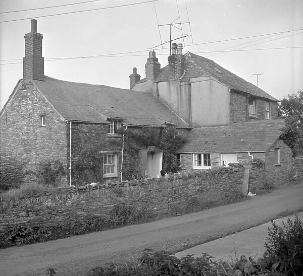 Pansy Cottage and Rose Cottage, Trevalga, Cornwall. 1966