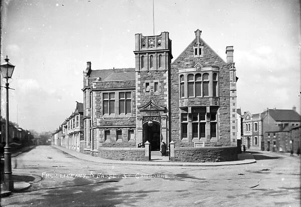 Passmore Edwards Library, Trevenson Road, Camborne, Cornwall. Early 1900s