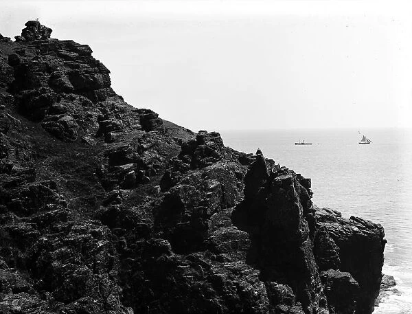 Pen Olver Point, Housel Bay, Landewednack, Cornwall. 1908
