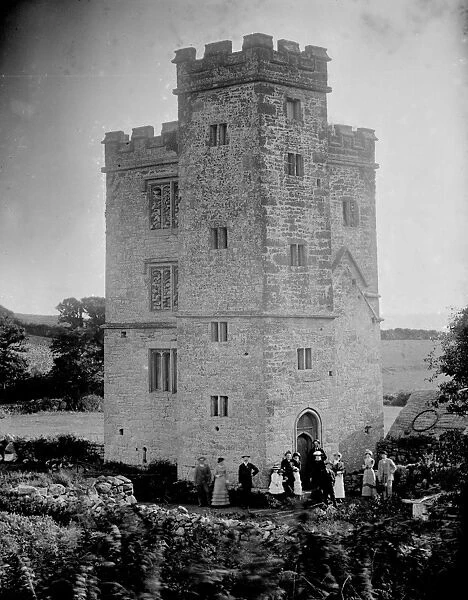 Pengersick Castle, Breage, Cornwall. Around 1880s