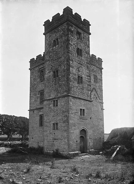 Pengersick Castle, Breage, Cornwall. Early 1900s