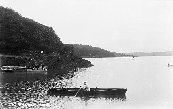 Penperth Creek, River Fal, Philleigh, Cornwall. Early 1900