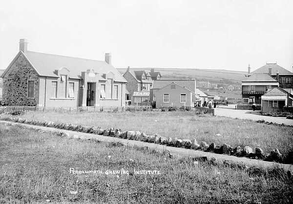 Perranporth Institute, Perranporth, Perranzabuloe, Cornwall. Probably 1910s