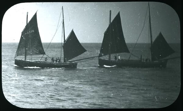 Pichard drivers at St Ives, Cornwall County Fisheries Exhibition, Truro, Cornwall. July to August 1893