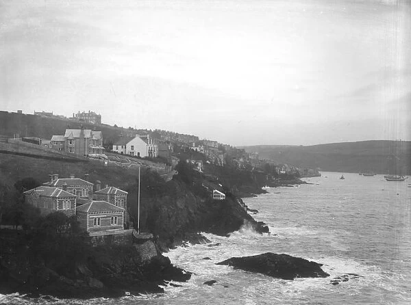 Point Neptune with Fowey beyond, Cornwall. 9th February 1912