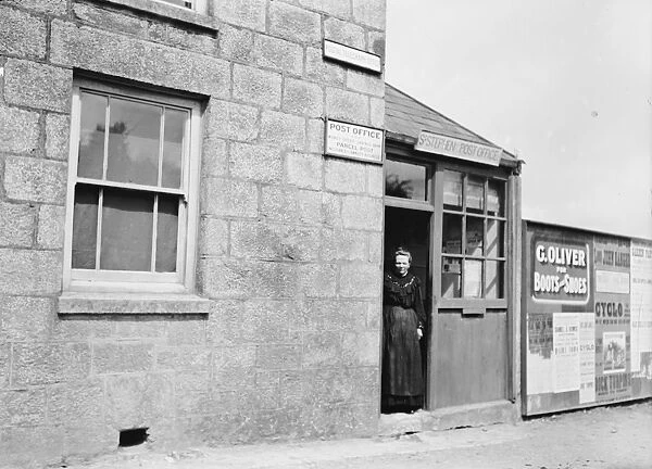 Post Office, St Stephen in Brannel, Cornwall. Early 1900s
