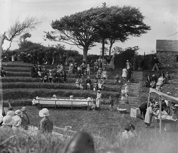 Preaching Pit, St Newlyn East, Cornwall. Around 1930