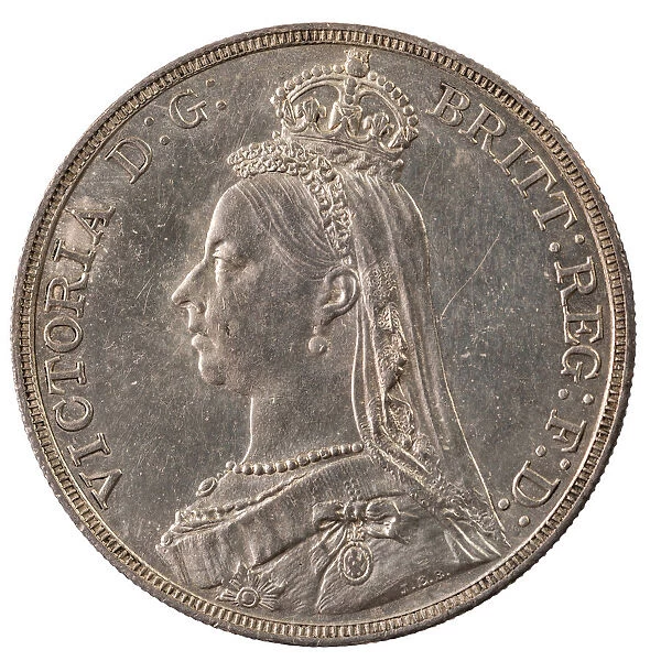 Queen Victoria Jubilee Head Silver Crown, England
