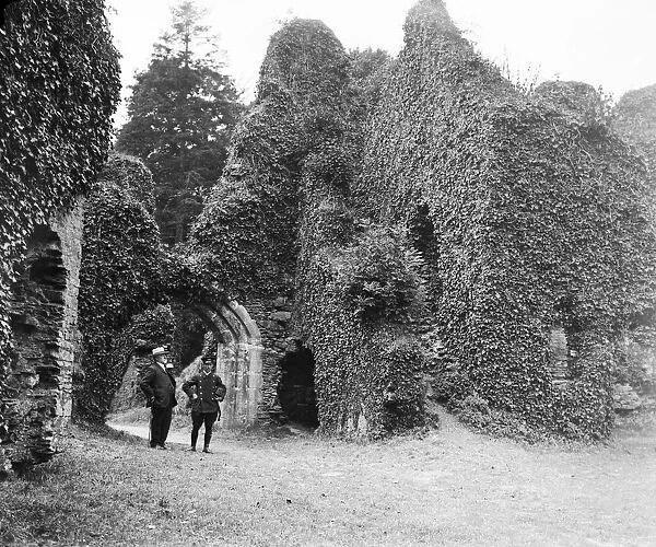 Restormel Castle, Lanlivery Parish, Cornwall. Around 1910