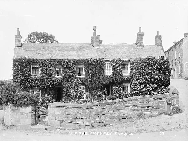 Rosedale Cottage, Rosemundy, St Agnes, Cornwall. Early 1900s