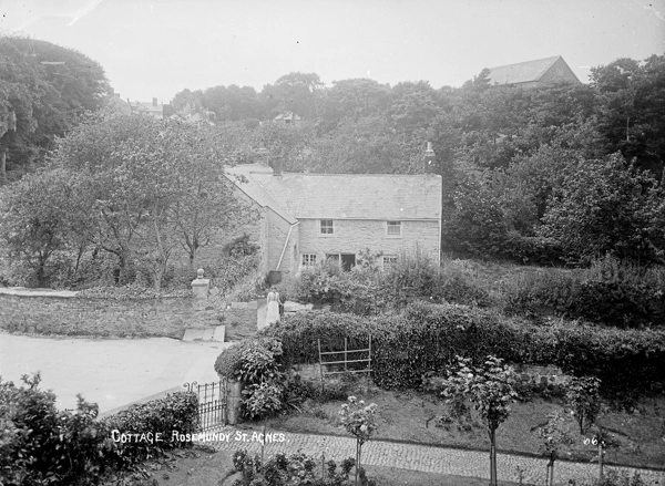 Rosemundy Cottage, St Agnes, Cornwall. Early 1900s