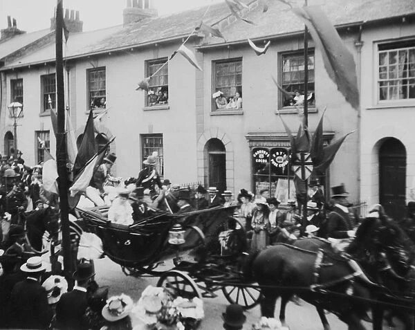 Royal Visit, 25 Ferris Town, Truro, Cornwall. 15th July 1903