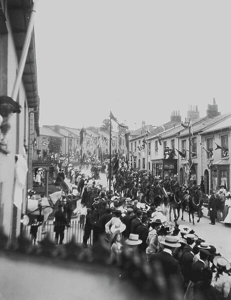 Royal Visit, Ferris Town, Truro, Cornwall. 15th July 1903