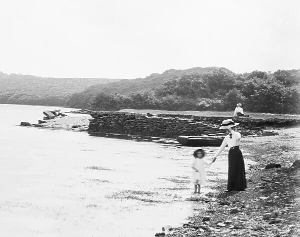 Scotts Quay, Constantine, Cornwall. Early 1900s