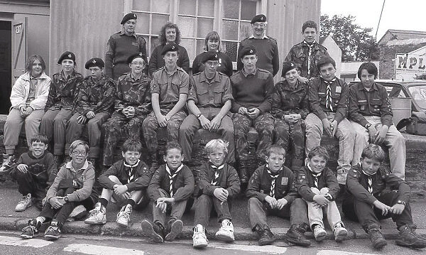 Scout Camp, Lostwithiel, Cornwall. September 1992