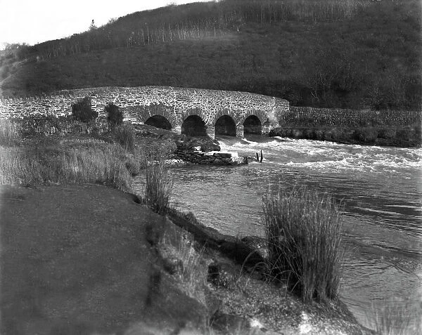 Sett Bridge, Ruan Lanihorne, Cornwall. Probably 1910s