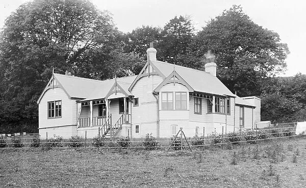 Sir Robert Harveys bungalow at Trenowth (near Grampound Road) in the parish of Probus, Cornwall. 17th June 1904