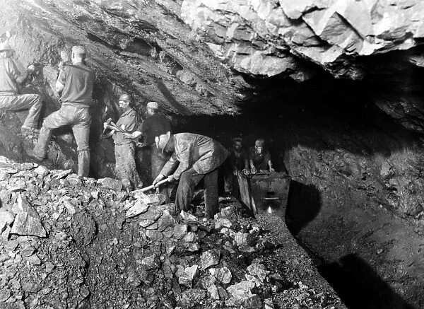 South Condurrow Mine, Camborne, Cornwall. Around 1900