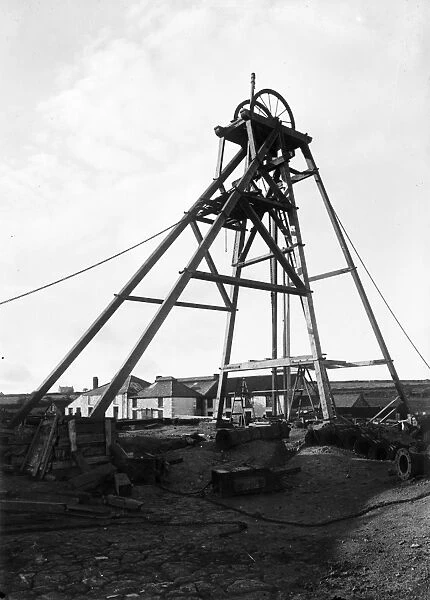 South Condurrow Mine, Camborne, Cornwall. Around 1908
